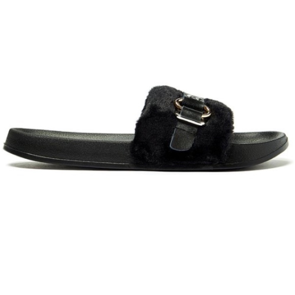 J/Slides Black Slip-on Sandal - Picture 4 of 7